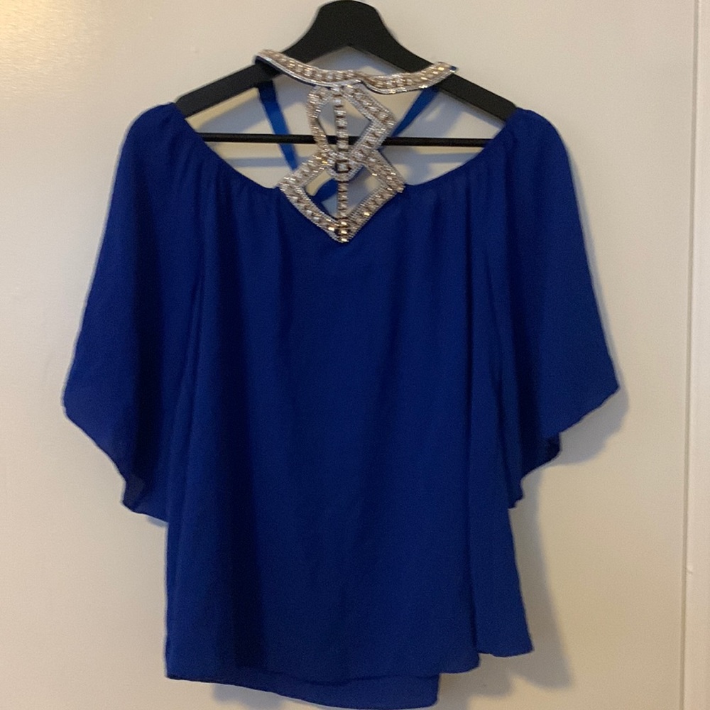 Woman’s Blue Blouse